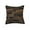 Chocolate, variant on Natural Torino Madrid Cowhide Pillow | Black | 18"x18"