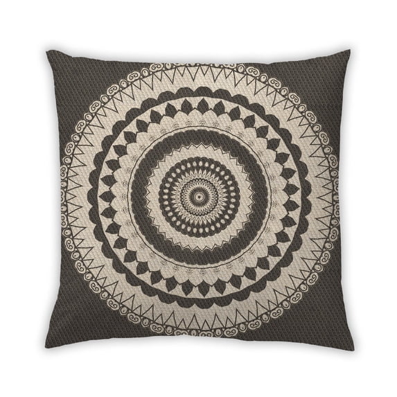 Ahgly Company Outdoor Square Contemporary Throw Pillow, 18 inch by 18 inch