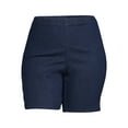 thumbnail image 5 of Just My Size Women's Plus Elastic Waist Stretch Bermuda Shorts, 5 of 6