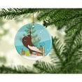 thumbnail image 2 of English Pouter Pigeon Christmas Ceramic Ornament, 2 of 2