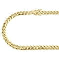 thumbnail image 2 of 10K Yellow Gold 6.75mm Solid Miami Cuban Link Chain Box Clasp Necklace 28 Inch, 2 of 7