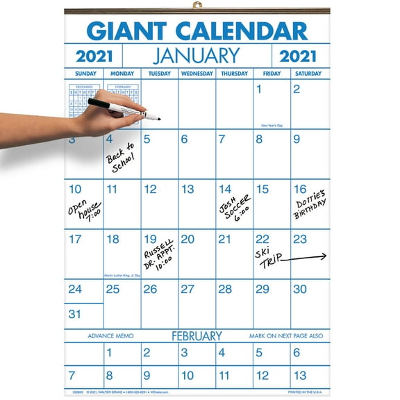 1 Year Giant Calendar
