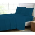 thumbnail image 3 of Lavish Touch Cotton TriBlend 1250 TC Fitted Sheet King - Teal, 3 of 7