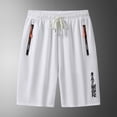 thumbnail image 2 of Icyshorts Men Ice Silk Stretch Quick-Dry Shorts Lightweight Breathable Iced Active Shorts, 2 of 4