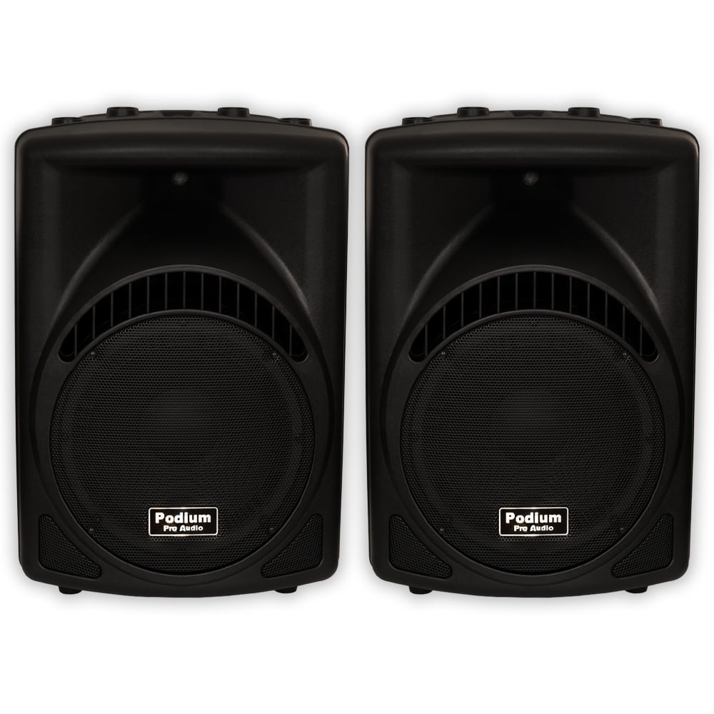 Podium Pro PP1204CA Powered 12" Active 1200W Speaker Pair DJ PA Band PP1204CAPR