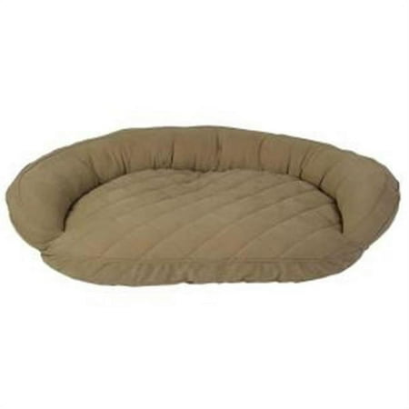 UPC: 0830000050107 | Carolina Pet 019410 F Microfiber Quilted Orthopedic Foam Bolster Bed – Sage  Large