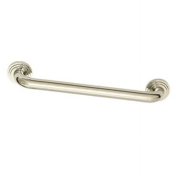 16 x 1.25 in. O.D Milano Grab Bar, Polished Nickel