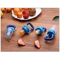 thumbnail image 3 of Chupete alimentador de frutas para bebé, paquete de 3, alimentador de alimentos frescos, juguete para tetina de silicona, bolsas de silicona para niños pequeños y niños, 3 of 5