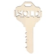 thumbnail image 1 of Wooden Key, Exquisite DIY Key Pendant Lightweight  For Outdoor For Home, 1 of 8