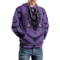 thumbnail image 5 of Haunted Mansion Men's Women Vintage 3D Hooded Sweatshirt - All-Season Loose Fit Streetwear, 5 of 6