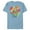 Ocean Blue, variant on Disney Lilo & Stitch Beach Vibes Sunny Surfing Aloha - Short Sleeve Blended T-Shirt for Adults - Customized-Yellow
