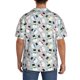 thumbnail image 3 of Fotbe Colorful Hat Snowman Camisa Estampada de Manga Corta para Hombre, Casual de Verano, Estilo Playero, Sin Arrugas-Large, 3 of 5