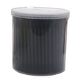 thumbnail image 2 of Opvise 200Pcs Sharp Round Spiral Head Cotton Swabs Ear Picks Cosmetics Cleaning Sticks Black, 2 of 5