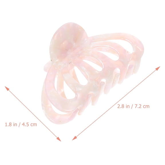 IBASETOY Boho Hair Clips Pink Hair Claw Clip Acetate Sheet Versatile for Different Hair Types 1Pcs