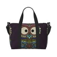 thumbnail image 2 of Sigee Boho Owl for Hand Travel Bag,Sports Tote Gym Bag for Men and Women, 2 of 7