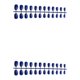 thumbnail image 3 of Jumpingount Fake Nail Set Glossy French Style Stickers Scratch Viscosity Manicure Solid Adjustable Resistant Press-on Fingernails Strong Type3 NO3, 3 of 6