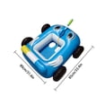 thumbnail image 3 of LEEYNEER Kids Pool Float with Water Gun Inflatable Ride-on Swimming Pool Toy for Boys Aged 3-8 Years  Toddlers Pool Float Perfect for Summer Fun-Pool Float Kids  Ride-on Swimming Pool Toy, 3 of 7