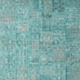 thumbnail image 1 of Ahgly Company Indoor Square Contemporary Seafoam Green Patchwork Area Rugs, 4' Square, 1 of 6