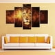 thumbnail image 2 of 5 Piezas de Impresión en , Noframe, Tema Animal, Pintura Al óleo, Imagen, Arte de Pared para Decoraciones de Hogar Y Oficina Baoblaze Cuadros decorativos, 2 of 3
