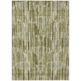 thumbnail image 2 of Addison Rugs Chantille Indoor/Outdoor Transitional Lines Olive Washable Rectangle Rug, 5' x 7'6", 2 of 6