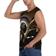 thumbnail image 3 of Fuzoiu Casino Cards Print Men's Sleeveless T-shirt,Sleeveless Tee Shirts,Quick-Dry Athletic Tank Top for Gym, Running, Sports & Outdoor Activities-X-Large, 3 of 7