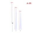 thumbnail image 2 of Clock Movement Mechanism, Non Ticking Hands, Replacement Clock Hands Kit Made of Aluminum, DIY Clock Parts Replacement for Clock Repair, 5 Sets of White, 2 of 7