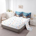 thumbnail image 3 of Erosebridal Sealife Dolphin Bedding Sets Twin Size,Marine Animal Comforter Sets with Sheets,Sea Decor,Reversible,Breathable,7pcs, 3 of 6
