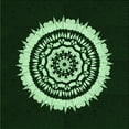 thumbnail image 1 of Ahgly Company Machine Washable Indoor Square Transitional Night Black Area Rugs, 8' Square, 1 of 7