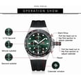 thumbnail image 7 of Men Watches Business Casual Wrist Watch (Chronograph/Waterproof/Luminous/Calendar) Silicon Band Fashion Watches for Men…, 7 of 7