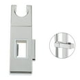 thumbnail image 3 of Bathroom Shower Head Holder Chrome Plated ABS Bracket Rectangular Riser Rail kit, 3 of 5