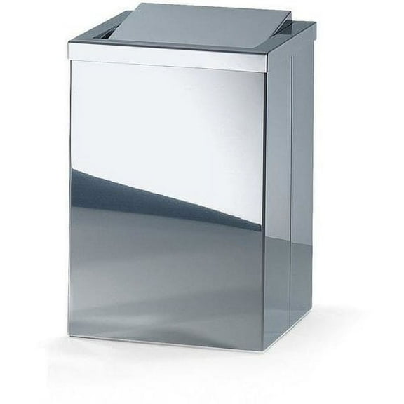 AGM Home Store Square Stainless Steel Swing Top Trash Can
