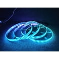 thumbnail image 2 of Tzvmny lighting- 4PCS 15.5" Five Row 5Rolls Dream Color CHASING LED Wheel Rings Lights For Car Truck Bluetooth APP +Remote control, 2 of 5