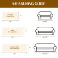 thumbnail image 5 of Jessy Home Sofa Cover Slipcover Couch Cover Protector Durable Multi-Function Furniture Cover for Dogs Cats Home Decor 71"x 134"Black, 5 of 7