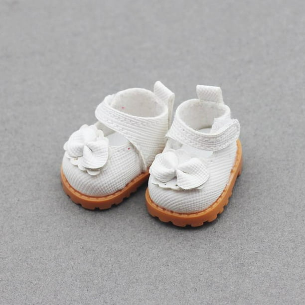 CWED 2 Pares De Zapatos De Muñeca Para Labubu, Mini Zapatos Blancos Y Negros, Duraderos Y Ligeros