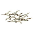 thumbnail image 6 of DecMode White Metal Flying Flock Of Bird Wall Decor, 6 of 12