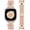 Pink Sand/Rose Gold, variant on Wearlizer Magnetic Band Compatible with Versa 4/3 and Sense 2/1, D-Shape Braided Stretchy Nylon Strap for Women Men, Adjustable Sport Dressy Watch Band
