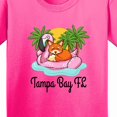 thumbnail image 4 of Inktastic Tampa Bay Florida Flamingo Youth T-Shirt, 4 of 5