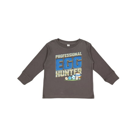 

Inktastic Easter Professional Egg Hunter Boys or Girls Long Sleeve Toddler T-Shirt