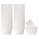 thumbnail image 1 of 100pcs 3.5oz Moldes para Magdalenas de Papel de Tamaño Estándar Envoltorios Antiadherentes Desechables para Tartas Bodas Cumpleaños Navidad Blanco, 1 of 6