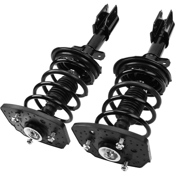 A-Premium Rear Pair (2) Complete Strut & Coil Spring Assembly Compatible with Chevrolet Monte Carlo 2000 2001 2002 2003 2004 2005 2006 2007 & Pontiac Grand Prix 2008, Driver and Passenger Side