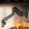 thumbnail image 6 of Adjustable Cantilever Wall Mount For 17 32Inch Monitors Metal Monitor Wall Mount Arm Space Efficient Design, 6 of 9