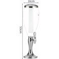 thumbnail image 4 of Bierturm Beverage Dispenser, 3L Capacity, Suitable for Various Occasions, Silver, 4 of 5