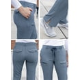 thumbnail image 4 of Adar Pro Heather Scrubs For Women - Slim Fit Tapered Scrub Pants, 4 of 7