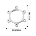thumbnail image 4 of KAKOWELY Hubs Disc Adapter 6pcs Bike Freewheel Threaded Hubs Disk Disc Brake Rotor 6 Bolt Flange Adapter2.17"X2.17"X0.35", 4 of 4