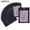 Black, variant on 100Pcs Rainbow Holographic Resealable Bags, Clear Opaque Dual Sided Self Seal Pouches, Small Zipper Storage Bags for Badge, Jewelry & Tiny Accessories
