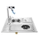 thumbnail image 1 of Lavadora de tazas, grifo limpiador de tazas, lavadora de tazas de acero inoxidable, para el hogar, cocina, pubs, bares ANGGREK Otros, 1 of 8