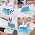 thumbnail image 5 of Mini Broom and Dustpan Set , Small Dustpan and Brush Set , Whisk Broom and Dustpan Set, Small Broom and Dustpan Set for Desk, Home, Kitchen Necessities, Hand Dust pan and Brush Set (Blue), 5 of 8