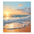 thumbnail image 6 of Beach Sunset Magnetic Dishwasher Cover Magnet Refrigerator Dishwashers Sticker Kitchen Decorative Art Panel Decal 23"x26", 6 of 6