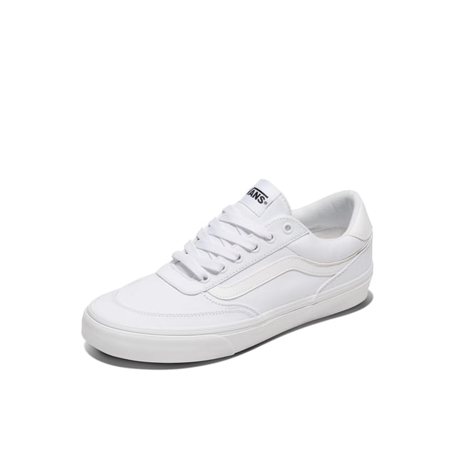 Zapatillas bajas Shoe Vans Brooklyn LS para hombre, blancas, talla 8.5