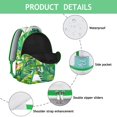 thumbnail image 4 of Hawaii Tropical Wind Palm Leaves Backpack for Students: Durable Lightweight Laptop Daypack, Large Capacity Bookbag with Padded Sleeve, Perfect Gift for High School College, 4 of 6